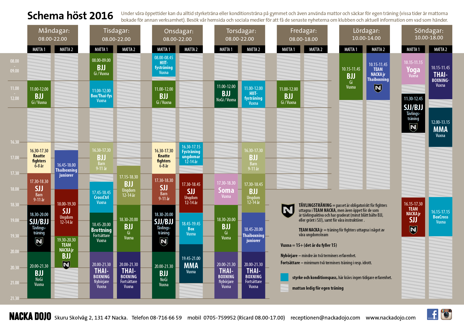 Uppdaterat schema! Soma Moves nytt pass!