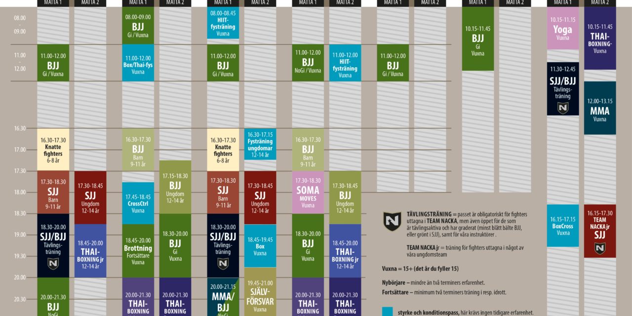 Ladda ned vårens schema