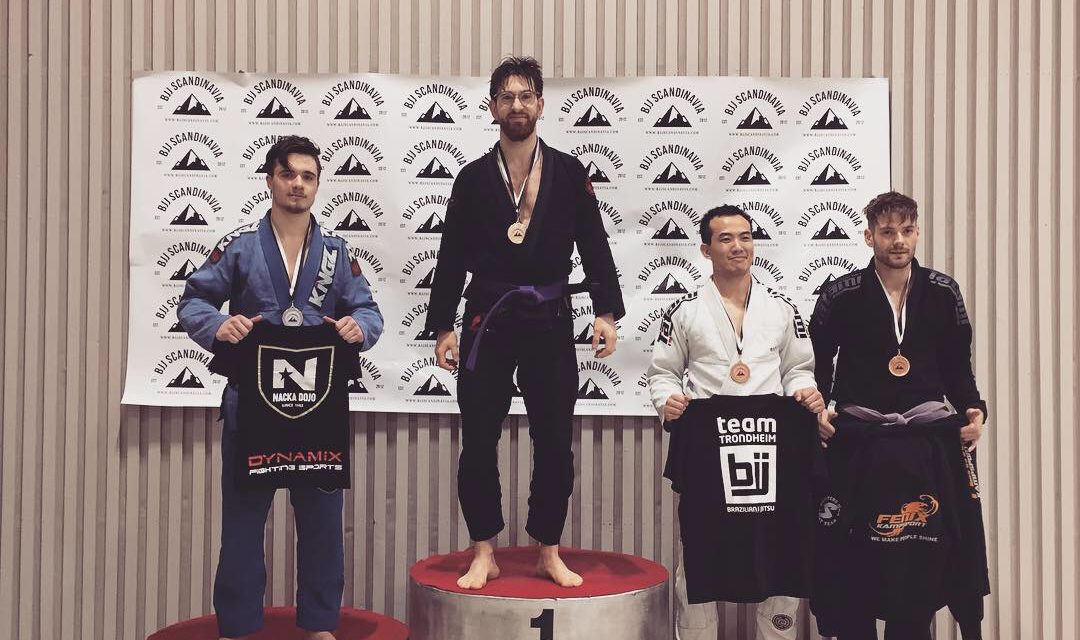 Silver på BJJ Scandinavia Open