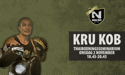 Thaiboxningsseminarium med Kru Kob! – 2 november