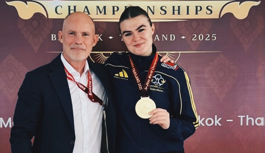 Emma Lette blir vår förenings 4:e världsmästare i ju-jutsu sedan 1982!